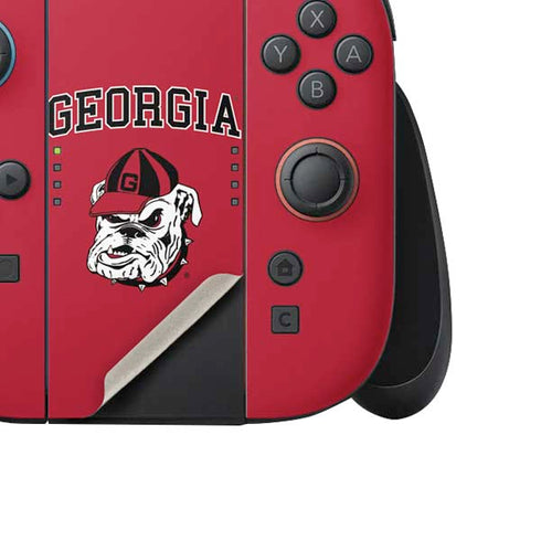 University of Georgia Bulldogs Logo Nintendo Switch 2 (2025) Joy-Con Controller Skin