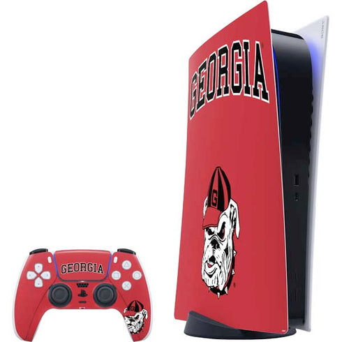 University of Georgia Bulldogs Logo PlayStation PS5 Skins