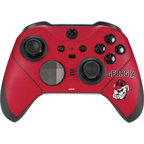 University of Georgia Bulldogs Logo Xbox Elite Wireless Controller Series 2 Skin