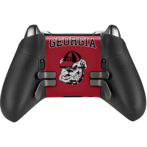 University of Georgia Bulldogs Logo Xbox Elite Wireless Controller Series 2 Skin