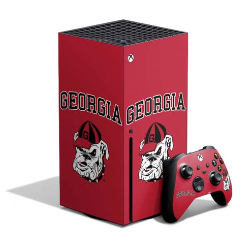 University of Georgia Bulldogs Logo Xbox Series X Skins