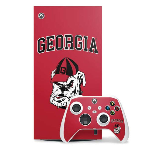 University of Georgia Bulldogs Logo Xbox Series X Skins