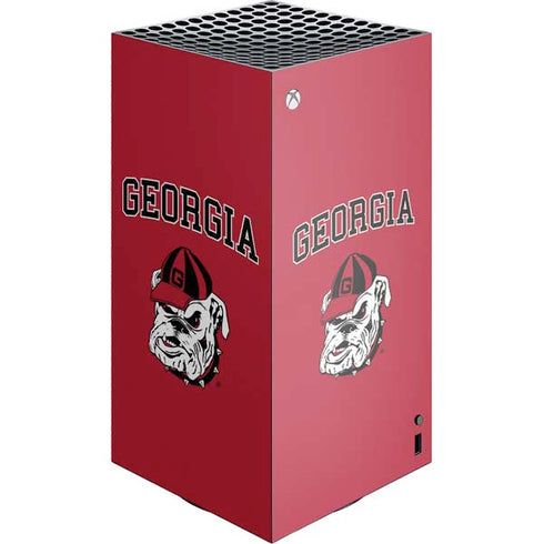 University of Georgia Bulldogs Logo XBox Series X Digital Edition Console Skin