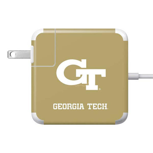 Georgia Institute of Technology Gold GT 85W Power Adapter (15 and 17 inch MacBook Pro Charger) Skin