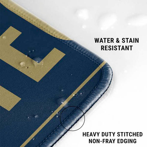 Georgia Institute of Technology Est 1885 Navy Gaming Mouse Pad