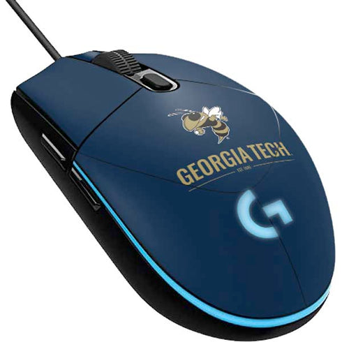 Georgia Institute of Technology Est 1885 Navy G203 Prodigy RGB Wired Gaming Mouse Skin