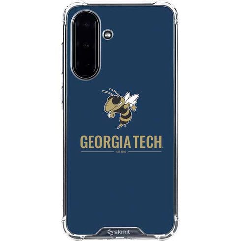 Georgia Institute of Technology Est 1885 Navy Galaxy A36 5G Clear Case