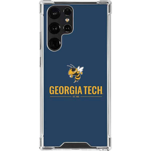 Georgia Institute of Technology Est 1885 Navy Galaxy S23 Ultra Clear Case