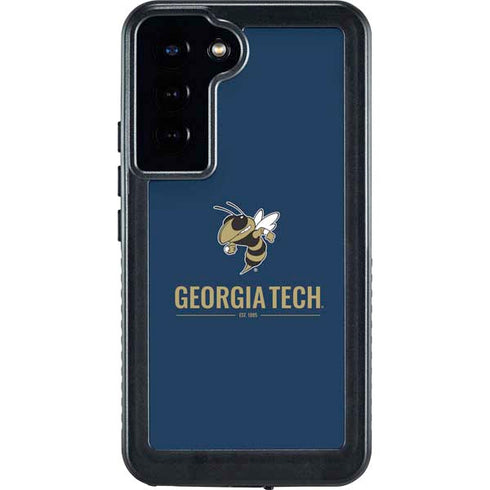Georgia Institute of Technology Est 1885 Navy Galaxy S24 Plus Waterproof Case