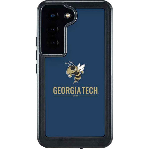 Georgia Institute of Technology Est 1885 Navy Galaxy S24 Waterproof Case