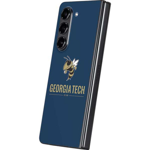 Georgia Institute of Technology Est 1885 Navy Galaxy Z Fold5 5G Skin