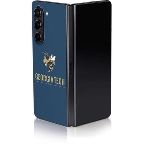 Georgia Institute of Technology Est 1885 Navy Galaxy Z Fold5 5G Skin