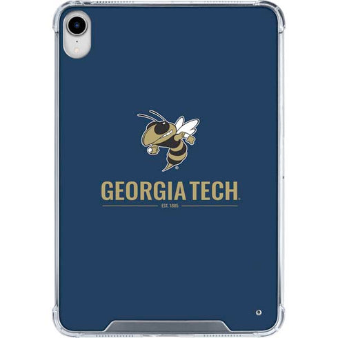 Georgia Institute of Technology Est 1885 Navy iPad 11th Gen (2025) Clear Case