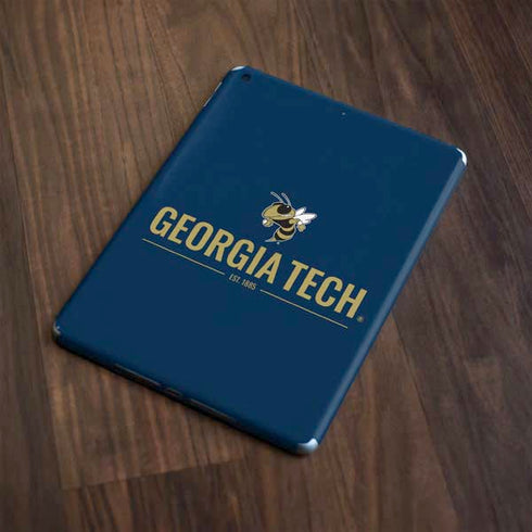Georgia Institute of Technology Est 1885 Navy Apple iPad Skin