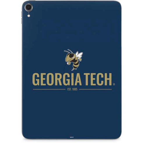 Georgia Institute of Technology Est 1885 Navy Apple iPad Pro Skin