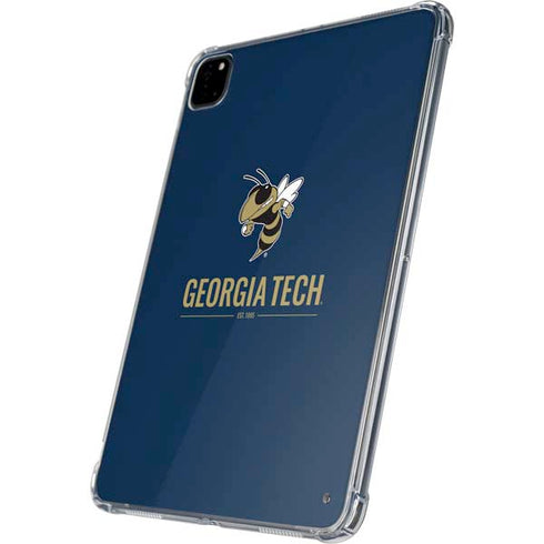 Georgia Institute of Technology Est 1885 Navy iPad Pro 11in (2024) Clear Case