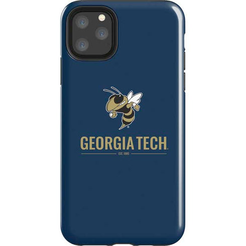 Georgia Institute of Technology Est 1885 Navy iPhone Cases
