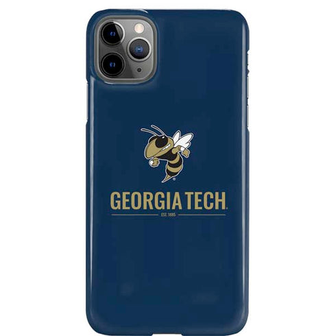 Georgia Institute of Technology Est 1885 Navy iPhone Cases