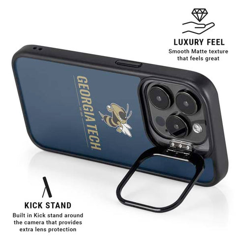 Georgia Institute of Technology Est 1885 Navy iPhone 13 Pro Kickstand Case