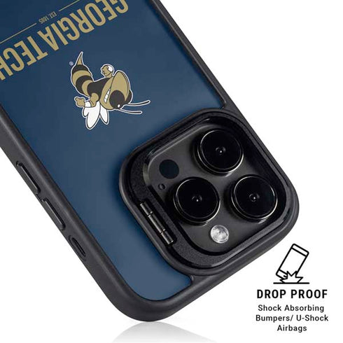 Georgia Institute of Technology Est 1885 Navy iPhone 13 Pro Max Kickstand Case