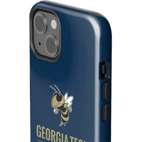 Georgia Institute of Technology Est 1885 Navy iPhone 15 Impact Case