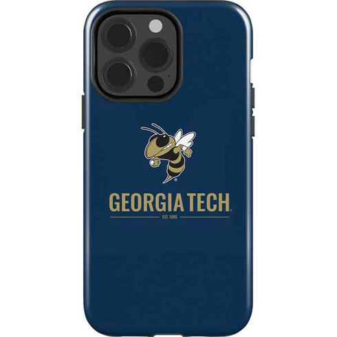 Georgia Institute of Technology Est 1885 Navy iPhone 15 Pro Impact Case