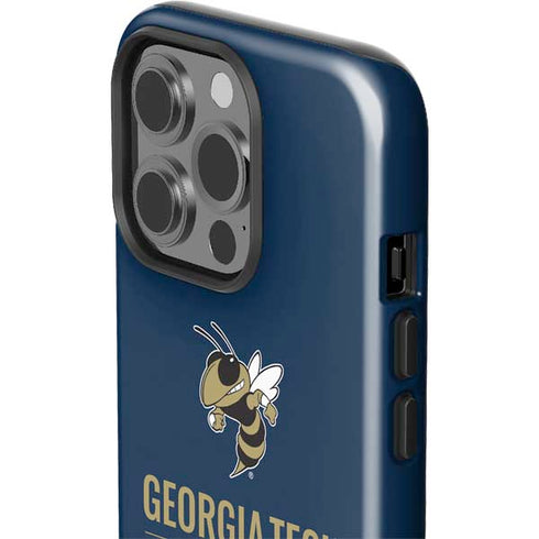 Georgia Institute of Technology Est 1885 Navy iPhone 15 Pro Impact Case