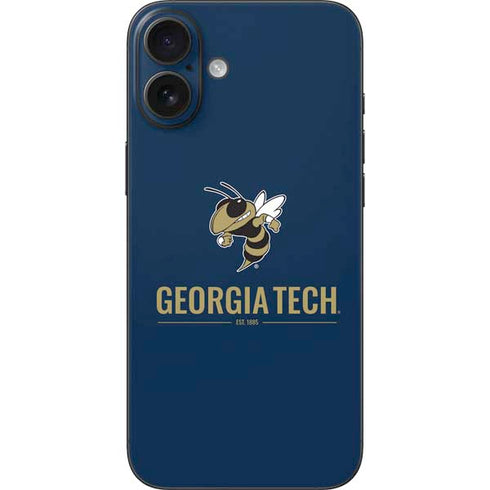 Georgia Institute of Technology Est 1885 Navy iPhone 16 Plus Skin