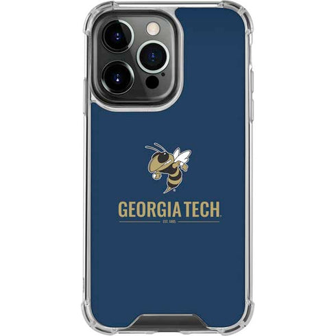 Georgia Institute of Technology Est 1885 Navy iPhone 16 Pro Clear Case