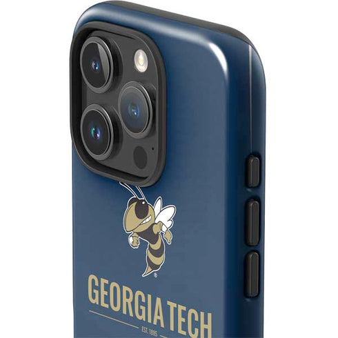 Georgia Institute of Technology Est 1885 Navy iPhone 16 Pro Max Impact Case