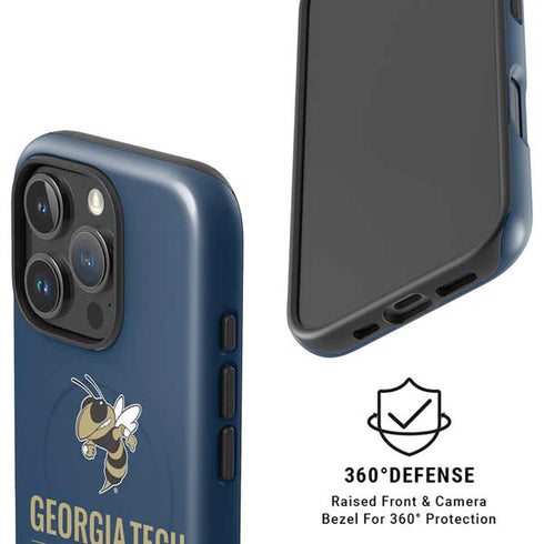Georgia Institute of Technology Est 1885 Navy iPhone 16 Pro Max Magsafe Impact Case