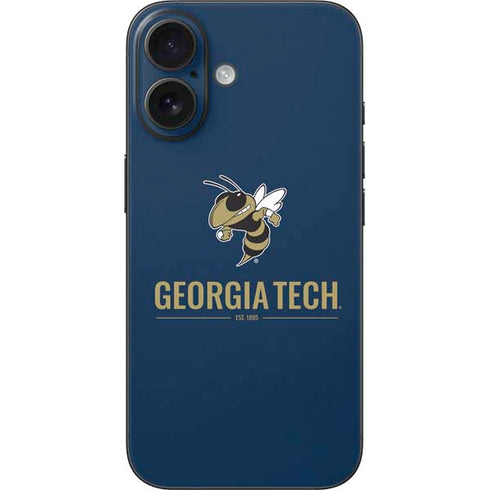 Georgia Institute of Technology Est 1885 Navy iPhone 16 Skin