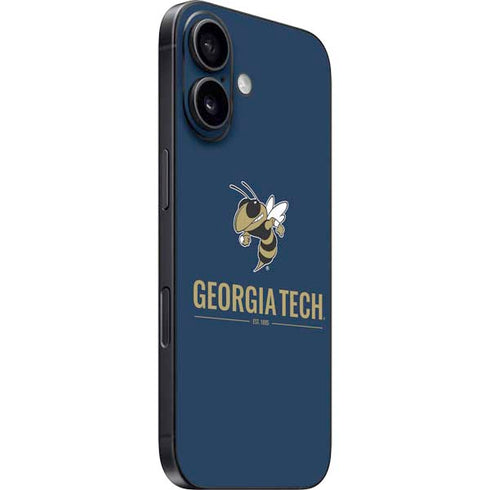 Georgia Institute of Technology Est 1885 Navy iPhone 16 Skin