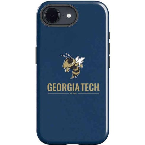 Georgia Institute of Technology Est 1885 Navy iPhone 16e Impact Case