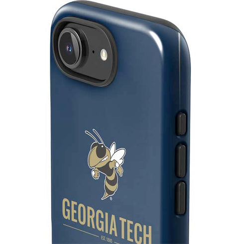 Georgia Institute of Technology Est 1885 Navy iPhone 16e Impact Case