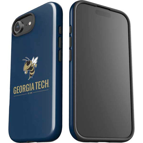 Georgia Institute of Technology Est 1885 Navy iPhone 16e Impact Case