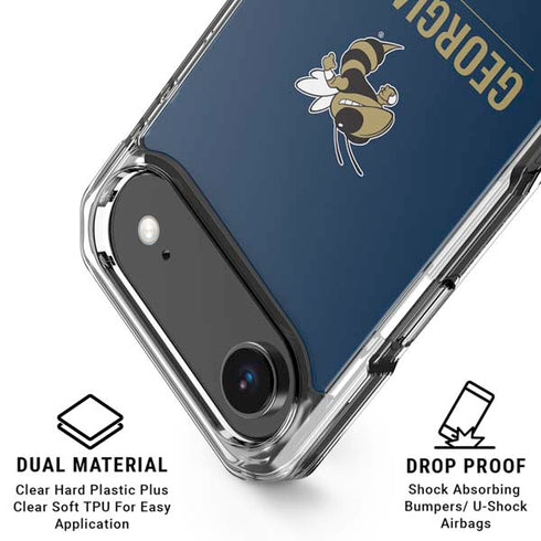 Georgia Institute of Technology Est 1885 Navy iPhone 17 Air Clear Case