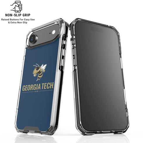 Georgia Institute of Technology Est 1885 Navy iPhone 17 Air Clear Case