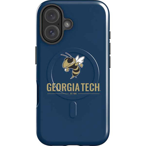 Georgia Institute of Technology Est 1885 Navy iPhone 17 Magsafe Impact Case