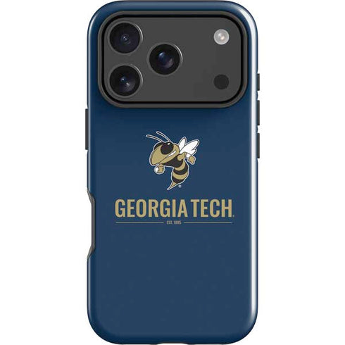 Georgia Institute of Technology Est 1885 Navy iPhone 17 Pro Max Impact Case