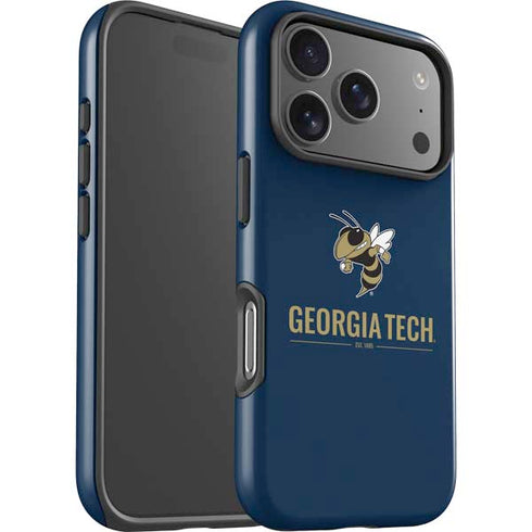 Georgia Institute of Technology Est 1885 Navy iPhone 17 Pro Max Impact Case