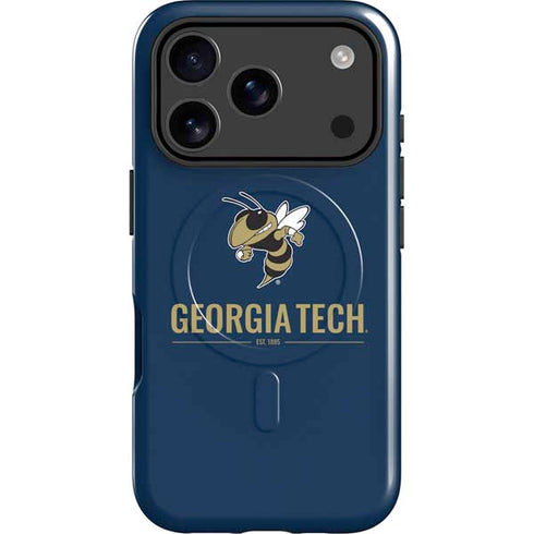 Georgia Institute of Technology Est 1885 Navy iPhone 17 Pro Max Magsafe Impact Case