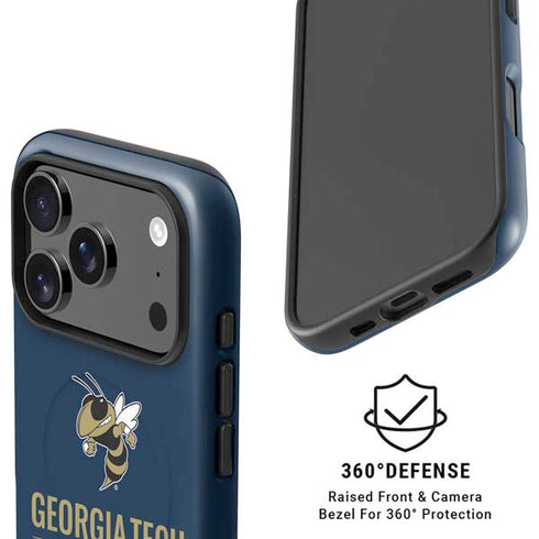 Georgia Institute of Technology Est 1885 Navy iPhone 17 Pro Max Magsafe Impact Case