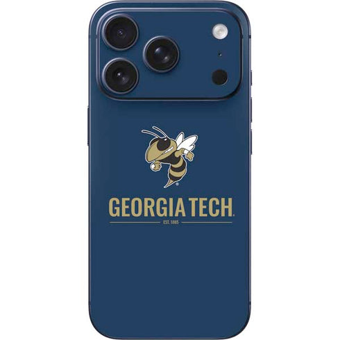 Georgia Institute of Technology Est 1885 Navy iPhone 17 Pro Skin