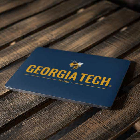 Georgia Institute of Technology Est 1885 Navy Apple MacBook Air Skin