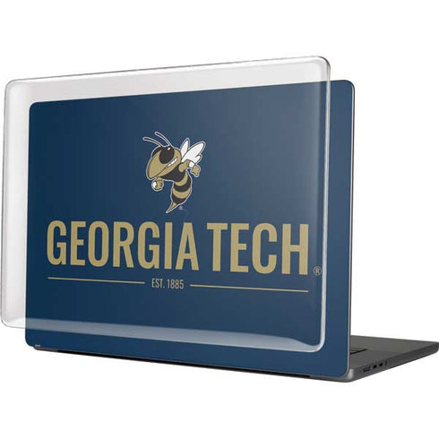 Georgia Institute of Technology Est 1885 Navy MacBook Cases