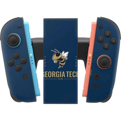 Georgia Institute of Technology Est 1885 Navy Nintendo Switch 2 (2025) Joy-Con Controller Skin