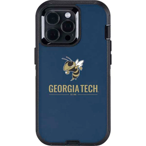 Georgia Institute of Technology Est 1885 Navy Otterbox Defender iPhone Skin