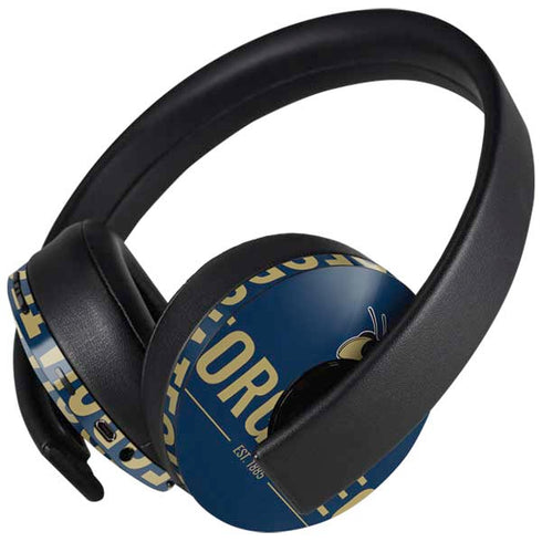 Georgia Institute of Technology Est 1885 Navy PlayStation 4 Gold Wireless Headset Skin