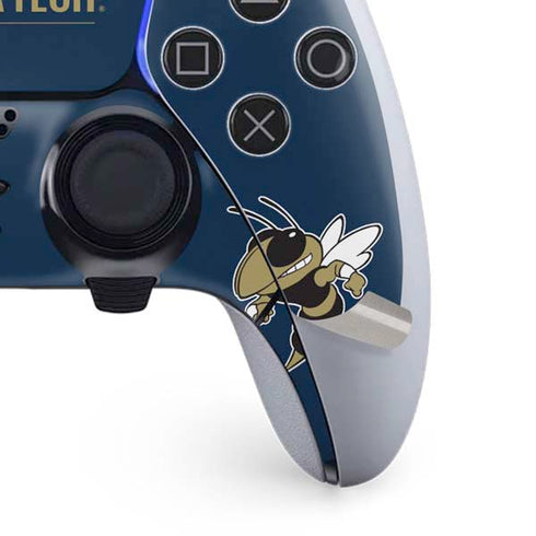 Georgia Institute of Technology Est 1885 Navy PS5 DualSense Edge Pro Controller Skin